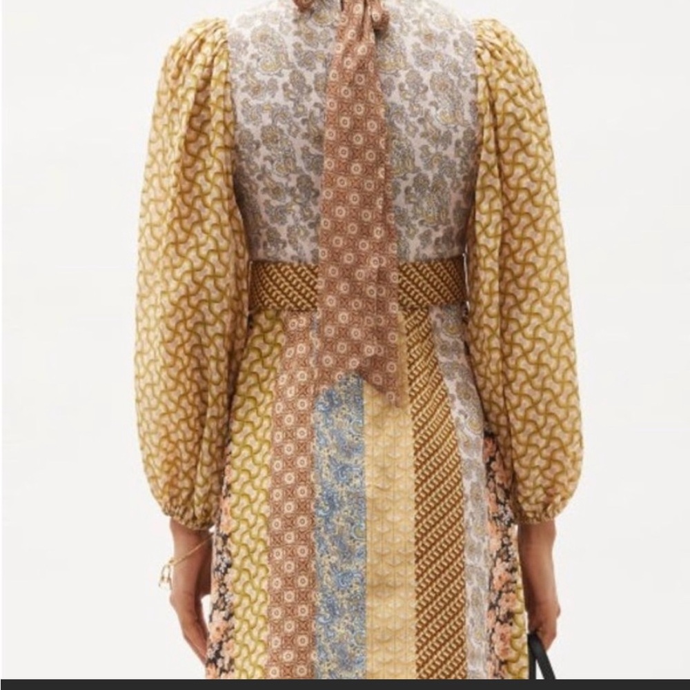 Zimmermann Multicolor Patchwork Dress - image 7